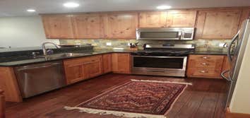 Incline Villas Remodeled kitchen and added new fireplace and natural stone surround.