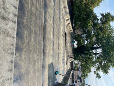 Roof repair work