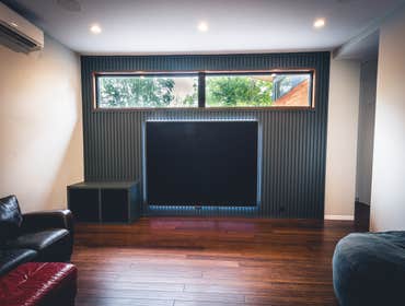 Custom Home Theater Wall