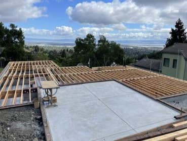 New Concrete Garage Slab