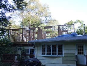 FLOOR ADDITION INTERIOR OF SECOND FLOOR ADDITION IN LINCOLN PARK NJ COMPLETED. MASTER BEDROOM, GUEST BEDROOM, TWO BATHROOMS, AND LARGE WALK IN CLOSET