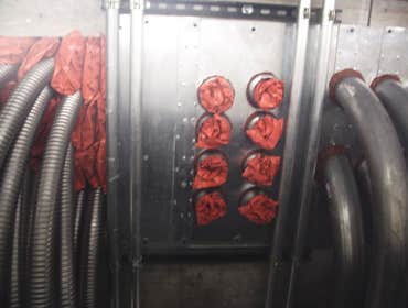 Penetration and Construction Joint Firestop System Various through penetration and head of wall construction joint firestop systems installed on commer