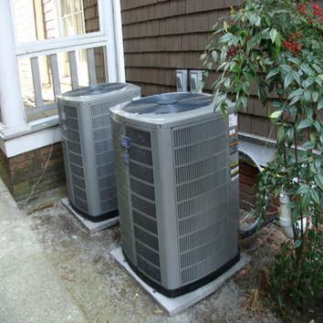 sample of work two american standard a/c condensers