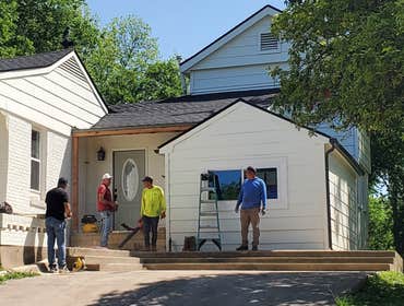 Re-roof and Added Patio