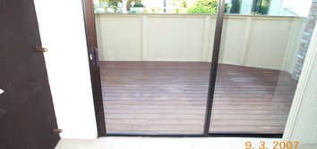 back yard deck/porch.
