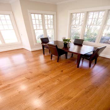 Quarter sawn oak plank