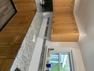 Countertop and backsplash