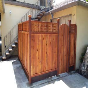 Los Gatos Fence Company Project Fence and deck project. At Los Gatos Fence Company we only do residential construction. No track work or what is...