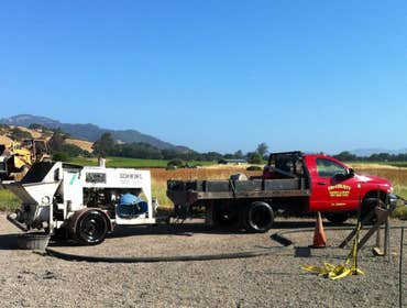 Sonoma, Ca Project photos from Grove Concrete Pumping Inc Pumping a foundation for a home in Sonoma, Ca