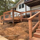 Photos by Barnet Construction #1 Deck and stairs redwood and wild hog fencing
