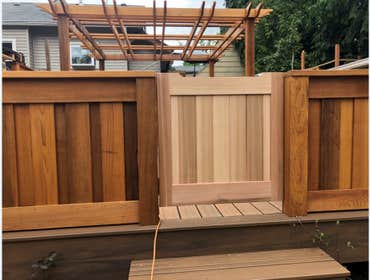 Fence, cover, deck