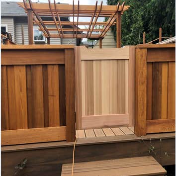 Fence, cover, deck