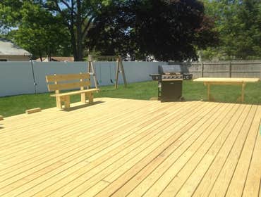 New decking