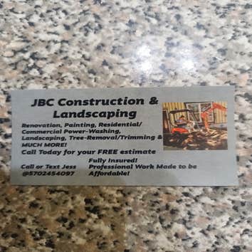 JBC Construction and Landscaping LLC 