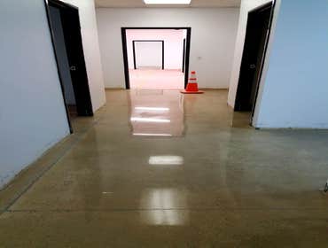 Photos by Brownco Construction Company Inc #1 Tenant Improvement project - design, engineer, frame, build and polish concrete floors for office, confer