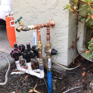new water service from street to house