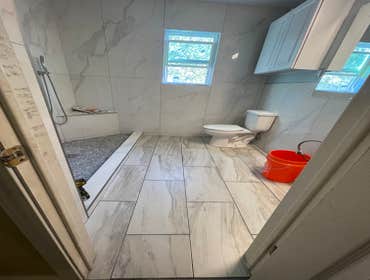 Photos by White Elephant Remodeling LLC #20 Bathroom remodel with heated floors