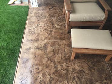 Stamped concrete