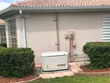 Photos by Jeec Electric, LLC #2 Installed a whole-home standby generator system with automatic transfer capability. The project included setting a conc