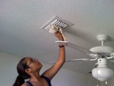Move in-out Cleaning Move in/ move out is a full cleaning in bedrooms, kitchen, ceiling fans, remove soap scum in shower glass, etc.