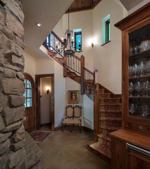 Rustic Stone Cottage 3,030 Square foot custom home 