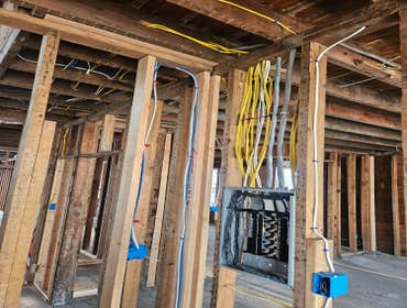 Photos by Source Electric LLC #3 Renovation project due to fire.