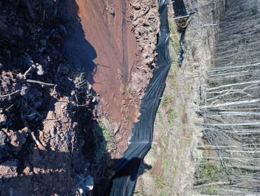 Silt Fence Install