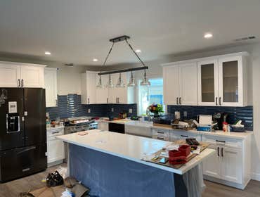 ⚡ Residential Kitchen Remodel Electrical Installation Complete electrical installation and lighting upgrades performed as part of a residential kitchen