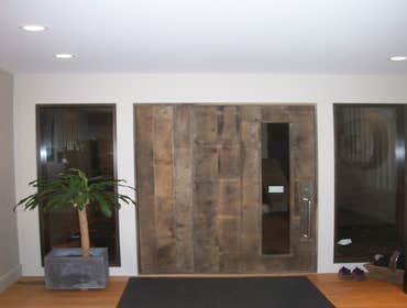 Reclaimed oak door
