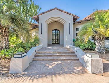 RANCHO SANTA FE REMODEL Welcome to our exceptional modern Spanish Colonial estate in Rancho Santa Fe! Situated on a vast 3.68-acre property, this archi