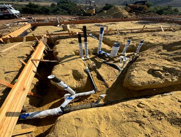 Photos by Vip General Contractors ADU New permitted ground up detached ADU in Santa Barbara County. Work is ongoing.