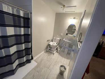 Photos by AAA Construction Services LLC #3 This was a fun project. We worked with the client to provide an extended bathroom space that was wheelchair 