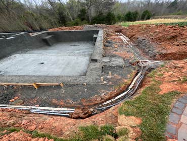 Pool Addition! Pool and surround!