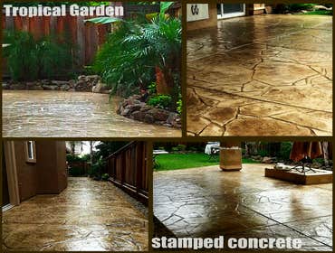 stamped concrete