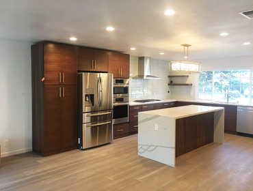 L Shape Kitchen Island