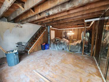 Living Room Remodel Before & After Before and after living room renovation
