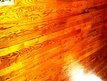 Re-Finished Hardwood Floors