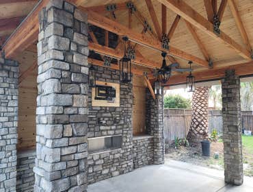 Photos by D H Loder Construction Inc #1 Really nice patio cover, fire place and partial remodel of home.