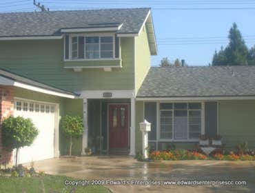Residential Remodel Exterior: Stucco repair, Fascia repair, Dryrot repair, New front door installed, New sliding door installed, 1 new retrofit window 