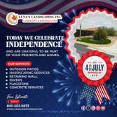 Photos by Luna's Landscaping Inc #4 ? Happy Independence Day! ?? Transform your outdoor spaces with LUNA'S LANDSCAPING INC.
Free Estimates on: patios, 
