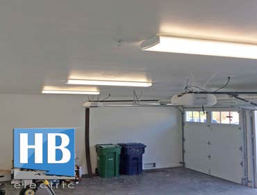 New garage lighting
