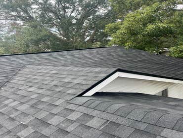 Photos by Heritage Construction Services LLC #1 Tear off existing shingles. Repair all rotten wood. Installed all new underlayment, architectural shing