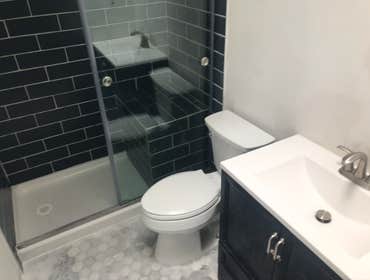 New bathrooms