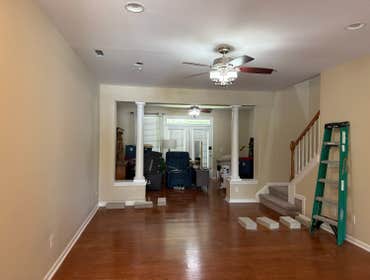 Drywall work and painting