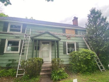 Photos by King Remodeling Corp #1 **Framing**
- The first image shows extensive demolition, suggesting removal of old structural elements, possibly to 