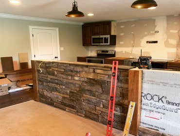 Basement Bar and Kitchen