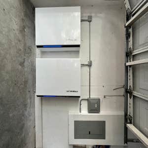 Photos by Freedom Solar Energy, LLC #2 Installation of 35-Sunpower 425w modules on tile 2 story home paired with 2-13.6kw FrankliWh battery system