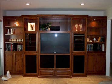 Santa Barbara, Santa Ynez, Santa Maria Custom Cabinet installations These are but a few of our custom Kitchen, home office. and entertainment centers! 