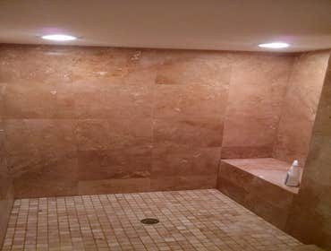 Custom Stone Shower