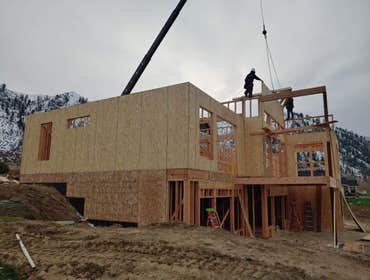 Orondo, WA - Lakehouse Addition Adding 4200 Sq Ft addition to existing 1400 sq ft home above 3 car garage in Orondo, WA